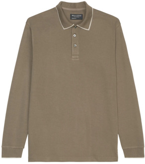 Marc O'Polo Longsleeve Polo Heren - XL