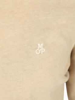 Marc O'Polo Longsleeve Poloshirt Beige