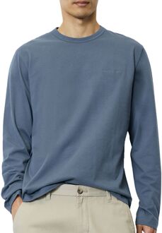 Marc O'Polo Longsleeve Shirt Heren blauw - M