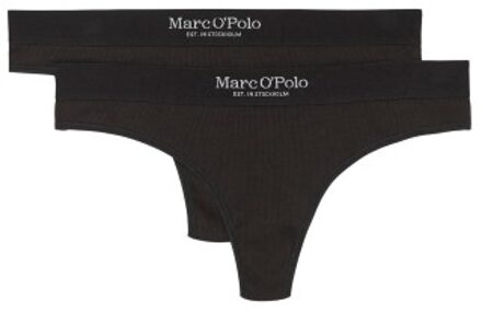 Marc O'Polo Marc O Polo Casual Thong 2 stuks Zwart,Grijs,Wit - X-Small,Small,Medium,Large,X-Large