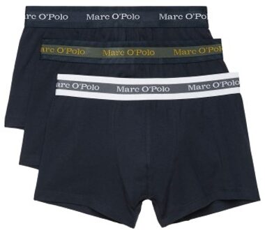 Marc O'Polo Marc O Polo Cotton Stretch Trunk 3 stuks * Actie * Blauw,Versch.kleure/Patroon - Medium,Large,X-Large,XX-Large