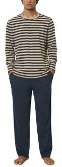 Marc O'Polo Marc O Polo Men Long Pyjama Set Beige,Versch.kleure/Patroon,Blauw,Grijs - Small,Medium,Large,X-Large,XX-Large