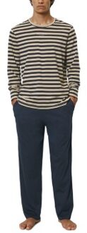 Marc O Polo Men Long Pyjama Set Beige,Versch.kleure/Patroon,Blauw,Grijs - Small,Medium,Large,X-Large,XX-Large