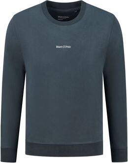 Marc O'Polo Organic Sweater Heren donker blauw - L