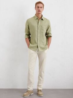 Marc O'Polo Overhemd Linnen Groen - L,XL,XXL