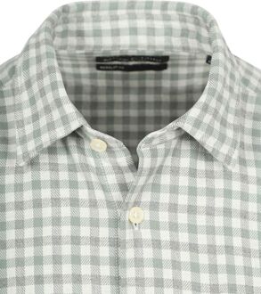 Marc O'Polo Overhemd Ruiten Groen - L,XXL