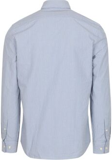 Marc O'Polo Overhemd Streep Lichtblauw - L,XL