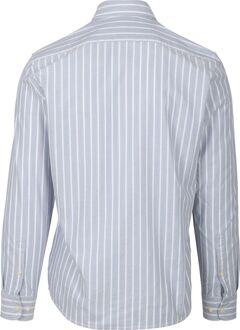 Marc O'Polo Overhemd Strepen Lichtblauw
