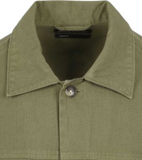 Marc O'Polo Overshirt Oxford Groen - XL