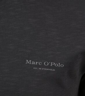 Marc O'Polo Poloshirt Melange Navy Donkerblauw - L,M,XL