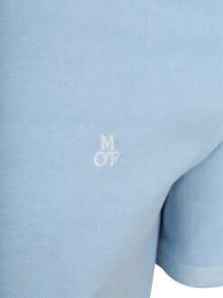 Marc O'Polo Poloshirt Piqué Dusted Blauw Lichtblauw - 3XL,L,M,XL,XXL