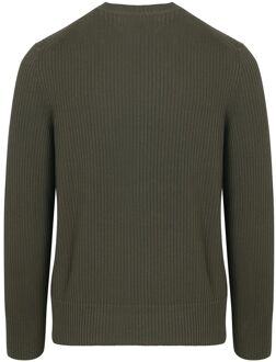 Marc O'Polo Pullover Ribbed Groen - L,M,XL,XXL