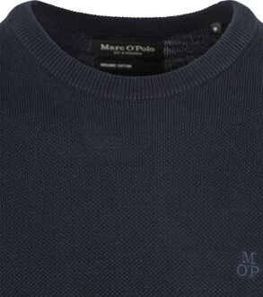 Marc O'Polo Pullover Structuur Navy Donkerblauw - L,M,XL