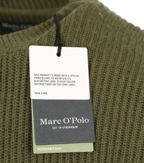 Marc O'Polo Pullover Wol Blend Groen - L,M,XL,XXL