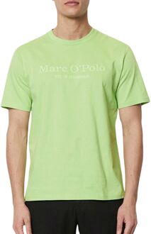 Marc O'Polo Regular Logo Crew Shirt Heren lichtgroen - M