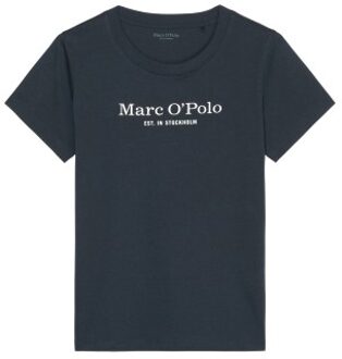 Marc O Polo Slim T-Shirt Wit,Blauw - X-Small,Small,Medium,Large,X-Large