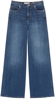 Marc O'Polo Straight leg jeans hoge taille Marc O'Polo , Blue , Dames - W30 L32,W26 L34,W30 L34,W28 L34,W28 L32,W29 L34,W27 L34,W27 L32,W26 L32
