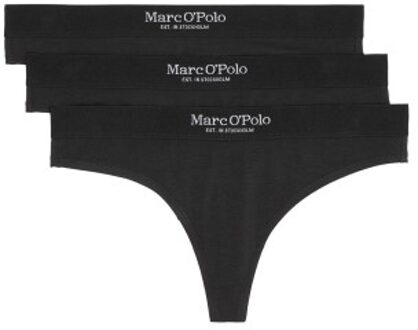 Marc O Polo String 3 stuks Zwart,Wit - X-Small,Small,Medium,Large,X-Large