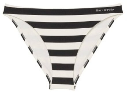 Marc O Polo Stripe Bikini Brief * Actie * Zwart,Wit,Versch.kleure/Patroon - X-Small,Small,Medium,Large,X-Large