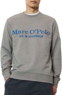 Marc O'Polo Sweater Heren grijs - blauw - XL