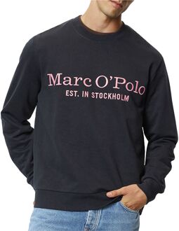 Marc O'Polo Sweater Heren navy - roze - L