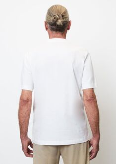 Marc O'Polo T-Shirt Bloem Wit - XL,XXL