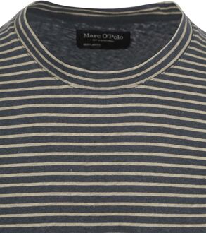 Marc O'Polo T-Shirt Linnen Streep Blauw