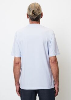 Marc O'Polo T-Shirt Logo Lichtblauw