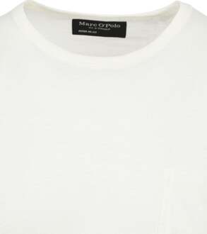 Marc O'Polo T-Shirt Slubs Gebroken Wit - L,M,XL