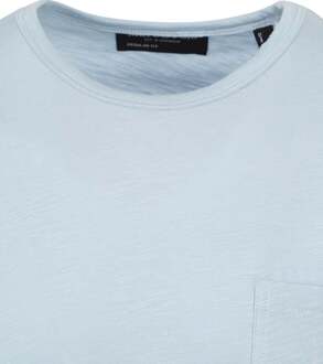 Marc O'Polo T-Shirt Slubs Lichtblauw - L,M,XL,XXL
