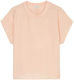 Marc O'Polo Top Ronde Hals 403111841007 Dry Rose Marc O'Polo , Pink , Dames - Xl,L,S,Xs