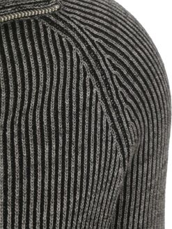 Marc O'Polo Vest Rib Wol Mix Grijs - XXL