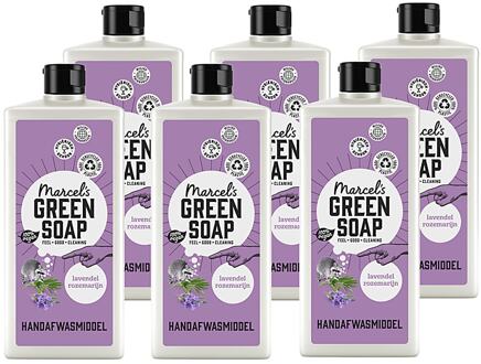 Marcel's Green Soap Afwasmiddel Lavendel & Rozemarijn 6x 500ml