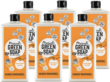 Marcel's Green Soap Afwasmiddel Sinaasappel & Jasmijn 6x 500ml