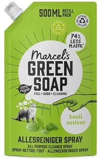 Marcel's Green Soap Allesreiniger Spray Basilicum & Vetiver Refill