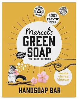 Marcel's Green Soap Handzeep Bar Vanille & Kersenbloesem