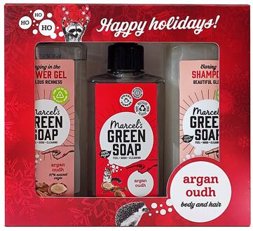 Marcel's Green Soap Kerstpakket Argan & Oudh