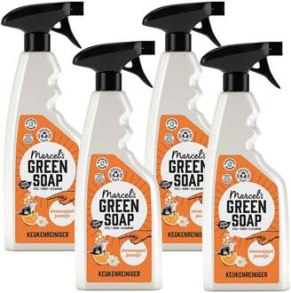 Marcel's Green Soap Keukenreiniger Spray Sinaasappel & Jasmijn Mult...