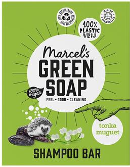Marcel's Green Soap Shampoobar Tonka & Muguet 90 gr