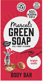 Marcel's Green Soap Showerbar Argan & Oudh 150 gr