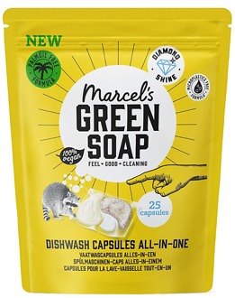 Marcel's Green Soap Vaatwascapsules 25 stuks