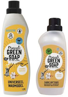 Marcel's Green Soap Was Bundel Katoen & Vanille