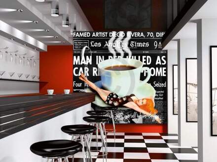 Marcel Terrani - Give Me All Your Coffee Kunstdruk 70x70cm