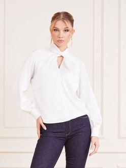 Marciano Blouse Met Cut-Out Wit - 36