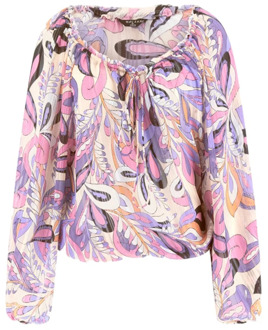 Marciano Blouse Met Paisleyprint Roze multi - 40