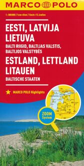 Marco Polo Baltische Staten - Estland, Letland, Litouwen - Boek 62Damrak (3829738250)