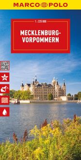 Marco Polo Mecklenburg-Vorpommern 2 - Marco Polo Wegenkaart