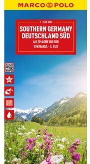 Marco Polo Reisekarte Deutschland Süd 1:550.000 - Marco Polo Verlag