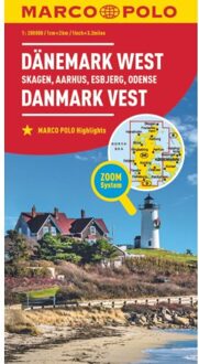 Marco Polo Wegenkaart Denemarken West - Skagen - Marco Polo Wegenkaart