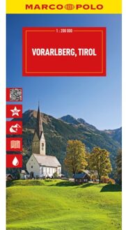 Marco Polo Wegenkaart Vorarlberg, Tirol - Marco Polo Wegenkaart